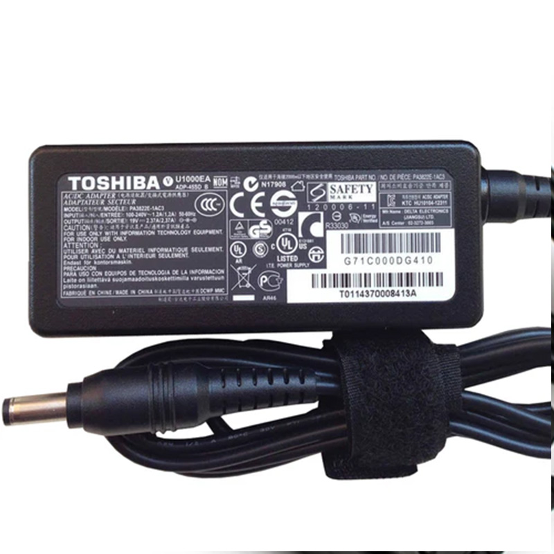 Original Toshiba 19V 2.37A 45W Laptop Power Adapter PA3822E-1AC3, 5.5*2.5mm